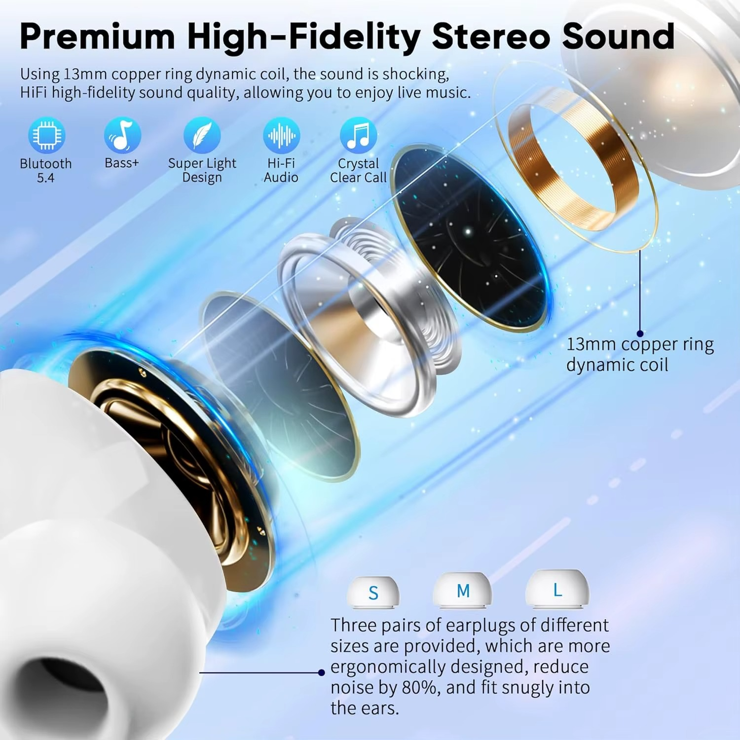 SonicPulse A9Pro™ - Auricolari Bluetooth Touch con Schermo LED Smart